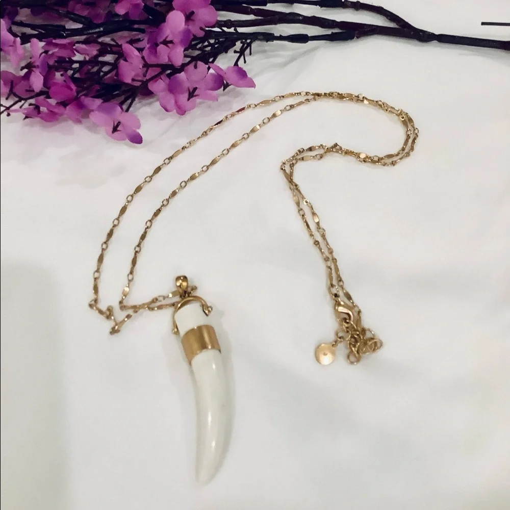 Stella & Dot Sahara Horn Necklace - Picture 4 of 4